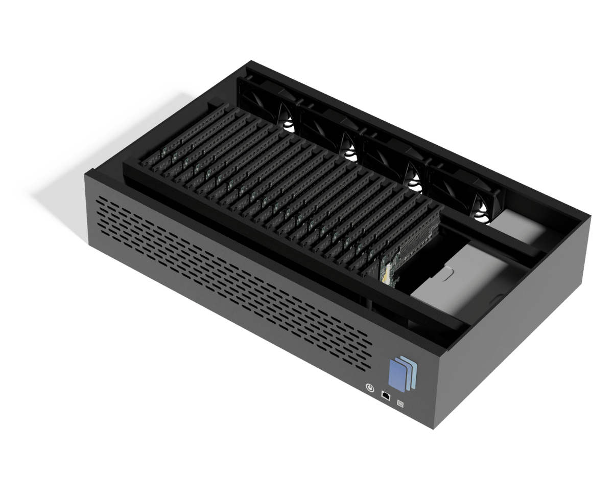 Cellhasher Rackmount +20 Phones – Mobile Smartphone Box